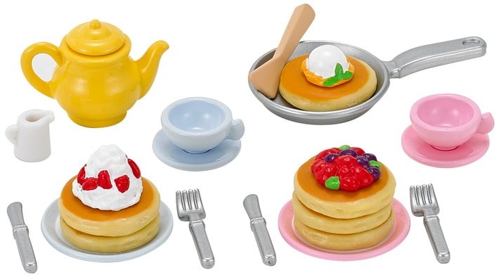 sylvanian families homemade pancake set