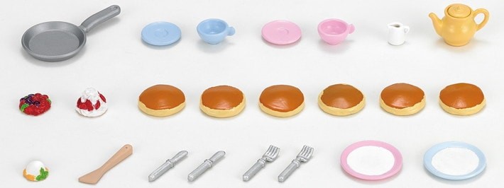 sylvanian families homemade pancake set