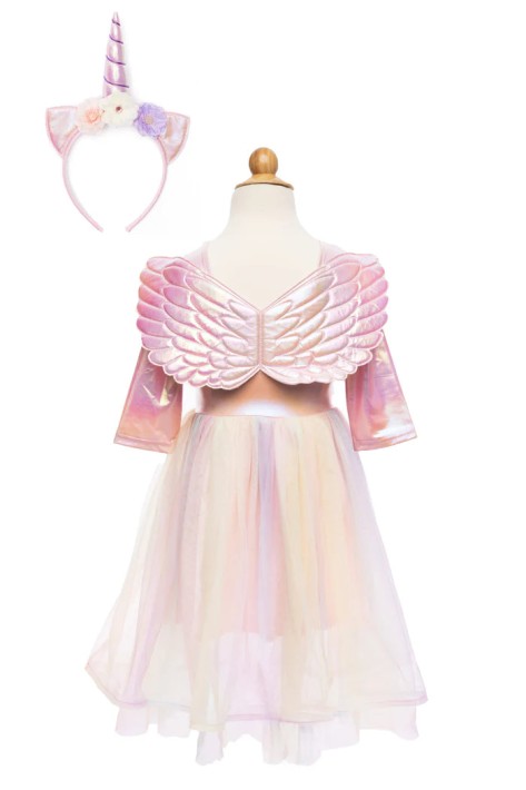 alicorn dress, wings & headband (3-4 yrs)