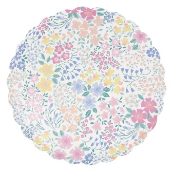 meri meri cottage garden dinner plates