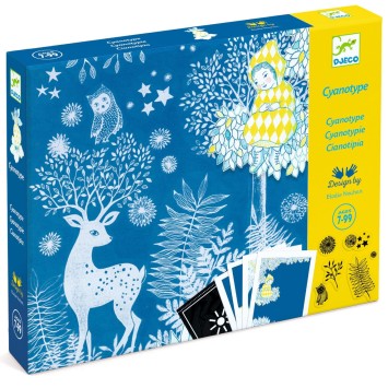 djeco craft set cyanotype - moonlight