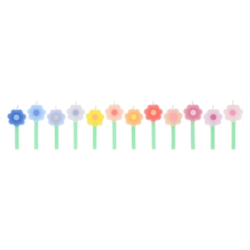 meri meri rainbow daisy candles