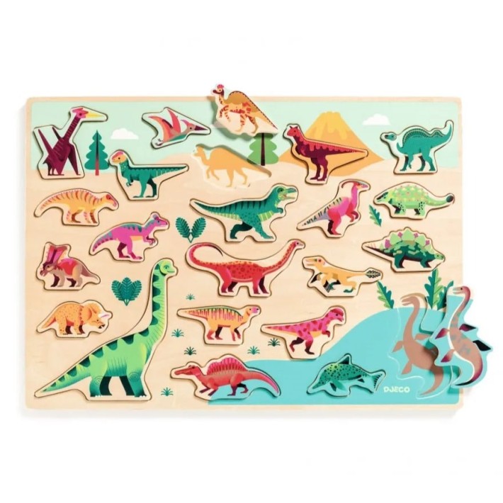 djeco puzzel dino (22 st)