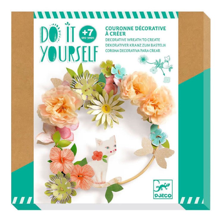 djeco diy set bloemenkrans - dalia