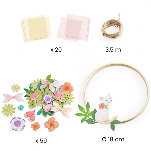 djeco diy set flower crown - dalia