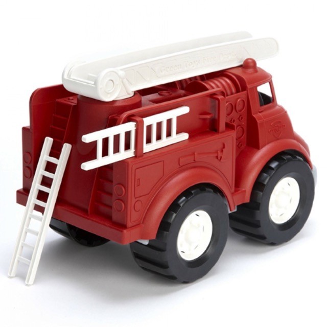 fire truck - green toys