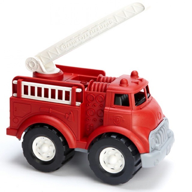 fire truck - green toys