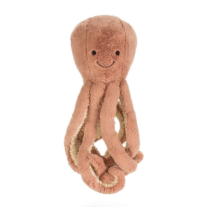 jellycat soft toy odell octopus, large