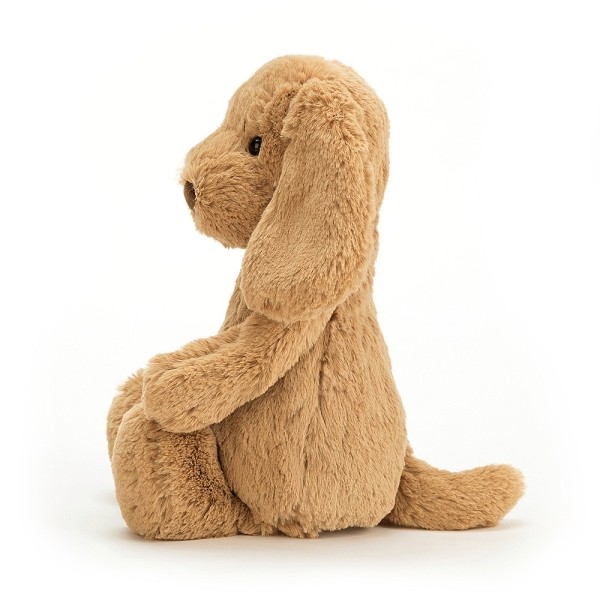 jellycat knuffel bashful toffee puppy, medium