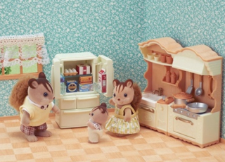 sylvanian families kitchen playset