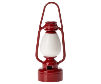 maileg vintage lantern, mouse - red