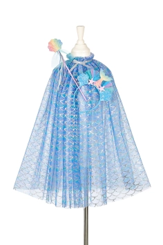 souza marlya mermaid cape, tiara & wand, 3-4 jr