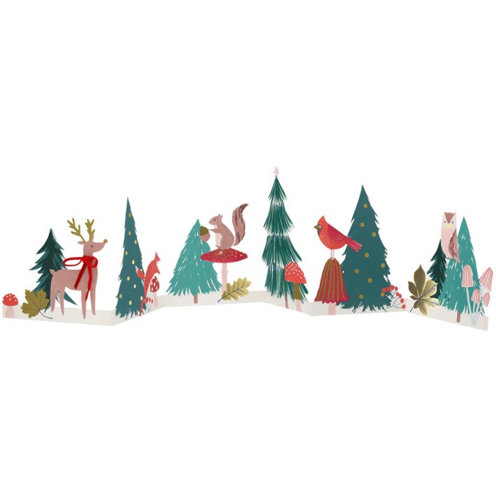 meri meri winter woodland card