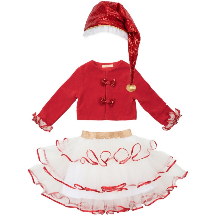 meri meri santa's little helper costume (5-6 jr)