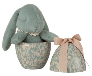 maileg easter egg with bunny - mint