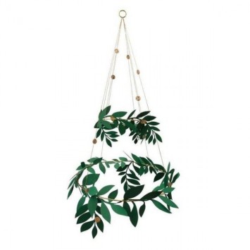 meri meri festive foliage chandelier