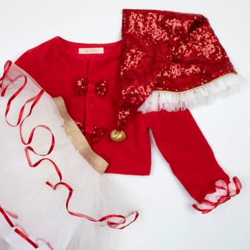 meri meri santa's little helper costume (5-6 jr)