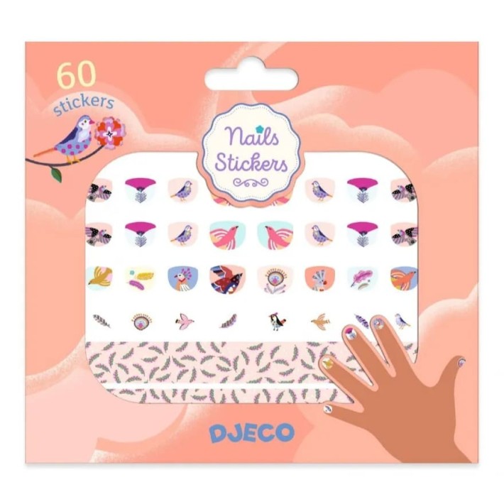 djeco nagelstickers - veren