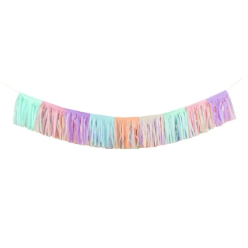 meri meri pastel fringe garland