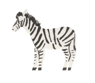 meri meri zebra napkins (20 st)