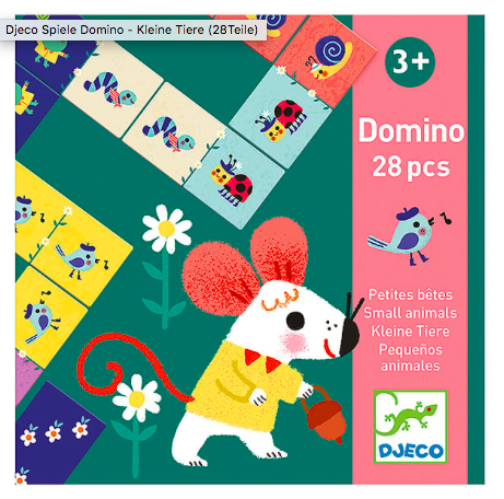 djeco domino - kleine dieren