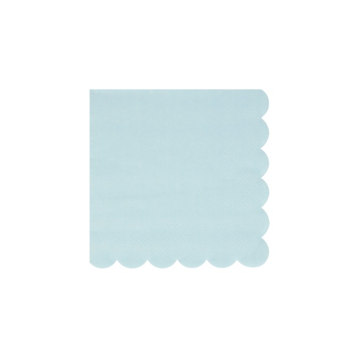 meri meri cornflower blue napkins, small