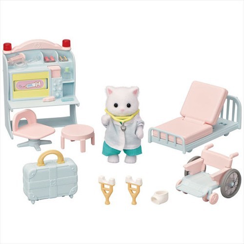 sylvanian families village doctor starter set